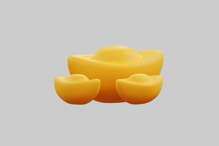 Preview: Chinese gold ingots set