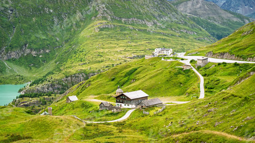 Preview: Grossglockner High Alpine Road Scenic Mountain Landscape in Austria, Beauty of Alpine Nature