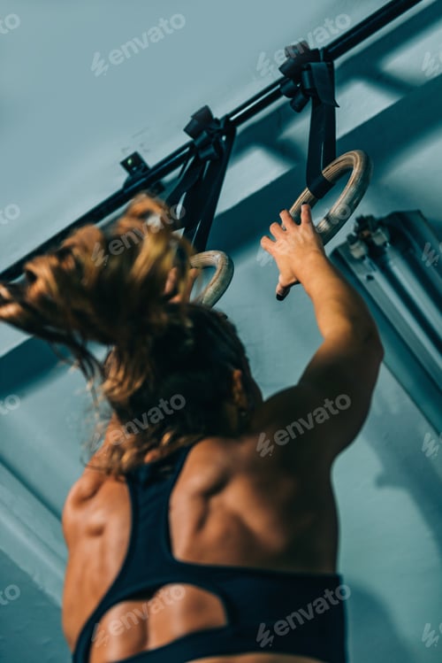 Preview: Cross training. Gymnastic rings exercising