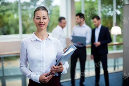Preview: Business female executive at conference center