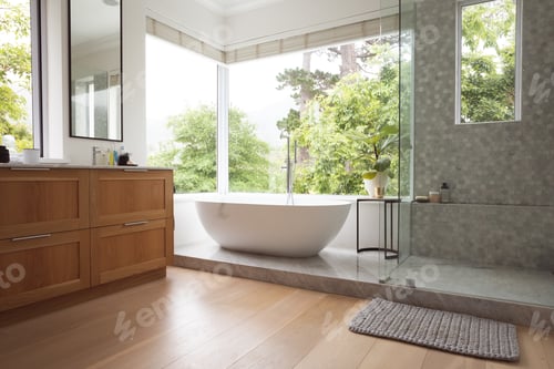 Preview: Modern interior design of bathroom