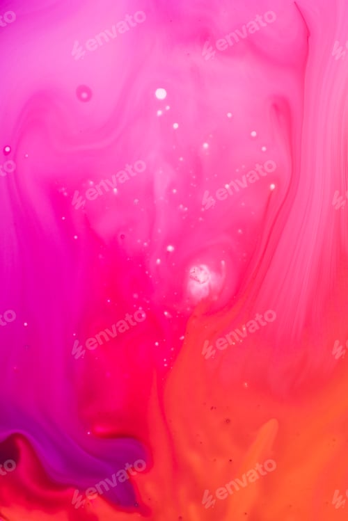 Preview: Abstract flow of liquid paints in mix