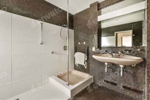 Preview: Small restroom in modern apartment