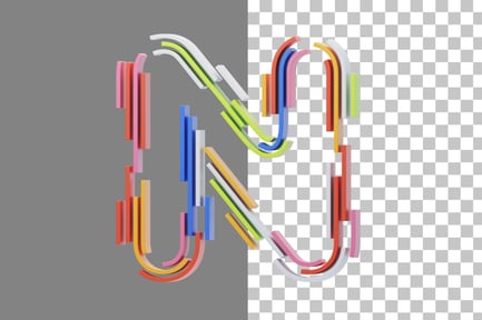 Preview: Stripes N 3D Icon