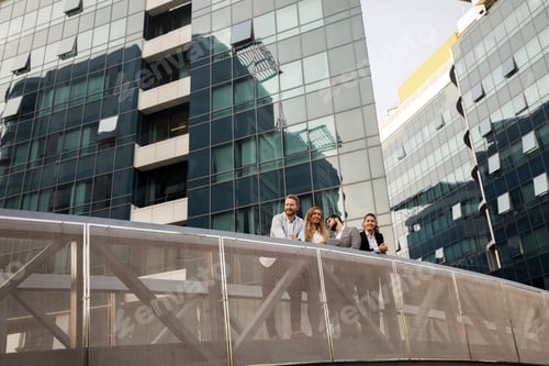 Preview: Business people in business district