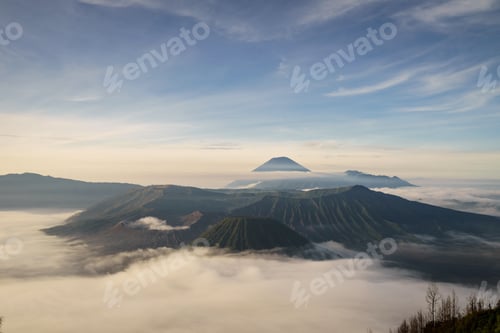 Preview: Mount Bromo volcano (Gunung Bromo) in East Java Indonesia