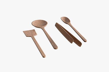 Preview: Walnut Wood Kitchen Utensil Set