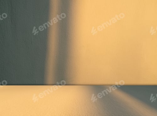 Preview: Yellow background wall gradient orange color