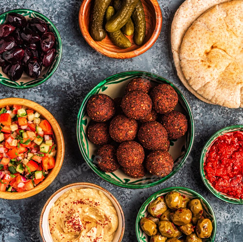 Preview: Falafel - traditional dish of Israeli and Middle Eastern cuisine