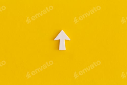 Preview: Business concept growth success process. Top view with copy space. Flat lay.