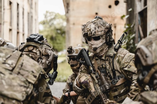 Preview: Smart teamwork of soldiers running forward and attacking enemy