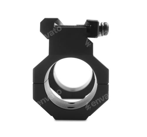 Preview: Quick disconnect sniper cantilever scope mount isolated on white