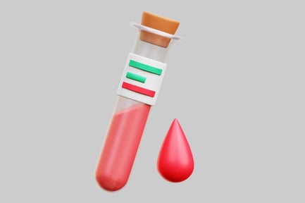 Preview: Test Tube With Blood For Science Research