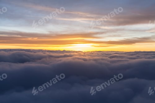 Preview: Orange Sunrise in Flight