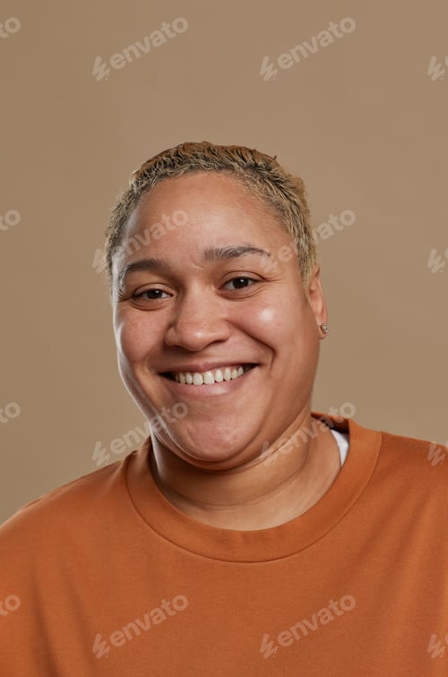 Preview: Portrait of Latin Woman in Studio