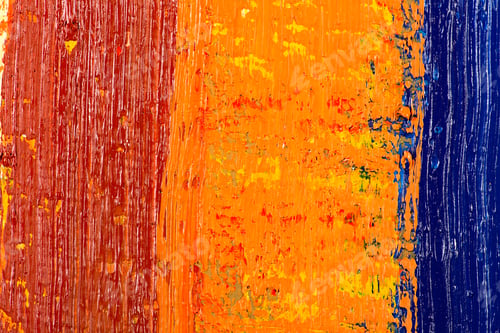 Preview: abstract wallpaper, texture, background of close-up fragment of oil painting on canvas with brush