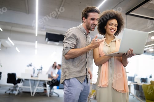 Preview: Programmer working in a software developing company office