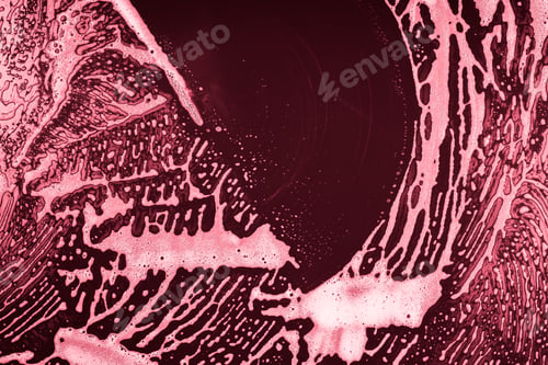 Preview: Drops- Liquid Foam. Fluid Aqua- Abstract Pattern Nature. Background- Cleansing Wash. Shampoo