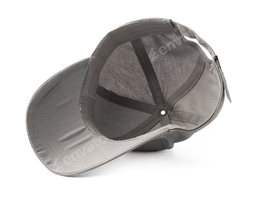 Preview: Gray Baseball Cap on White Background