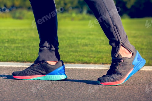 Preview: athlete feet running