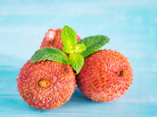 Preview: lichee fruit close up