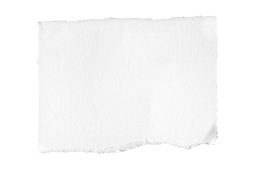 Preview: #2361 White torn paper isolated on a transparent background