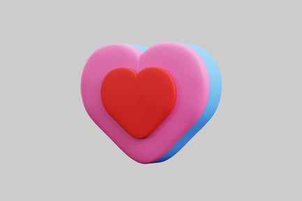 Preview: Heart stack decoration object
