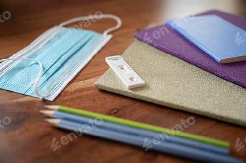 Preview: Back to school in covid19 pandemics conceptual image