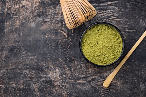 Preview: Japanese matcha green tea powder