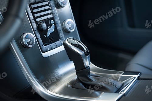 Preview: Gearshift in a modern car