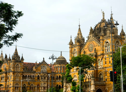 Preview: Facade of Chhatrapati Shivaji Terminus (formerly Victoria Terminus) in Mumbai, India.