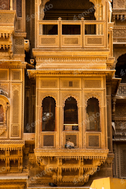 Preview: Exterior of Patwon Ki Haveli in Jaisalmer, Rajasthan, India