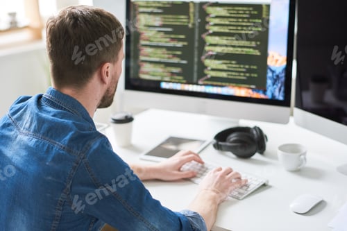 Preview: Web Developer Busy Working