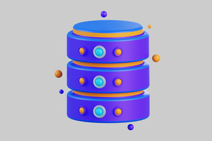 Preview: Abstract data server concept art