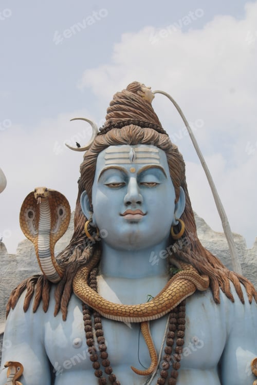 Preview: Vertical shot of the Temple of Lord Shiva in Galteshwar India