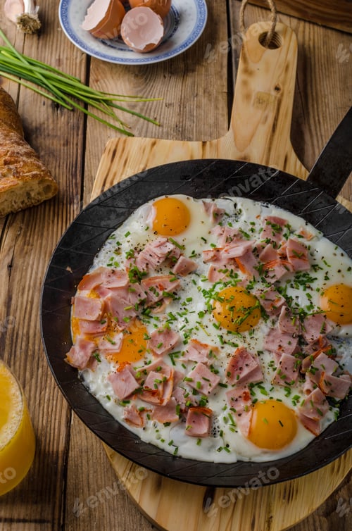 Preview: Ham and egg omelet