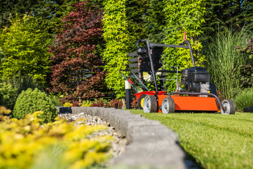 Preview: Lawn Aerating Using Gasoline Powered Aerator Machine