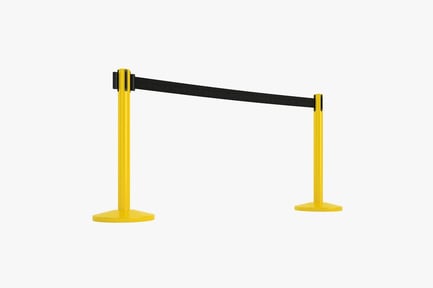 Preview: Retractable Belt Barrier Stanchion