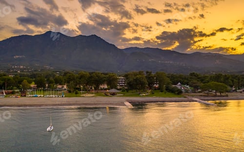 Preview: Aerial view of Corsica east coast