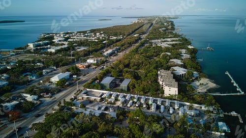 Preview: Aerial view of Key Largo in Florida, USA