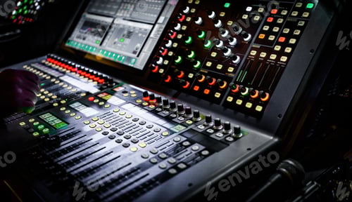 Preview: Professional sound and volume adjusting mixer control