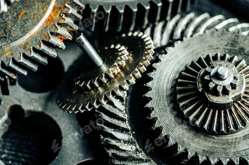 Preview: Gears from an old industrial machine