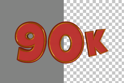 Preview: Thanks 90K 3D Icon