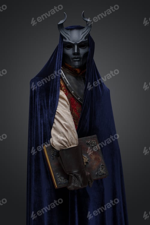 Preview: Ancient cultist of mysterious creed with dark robe