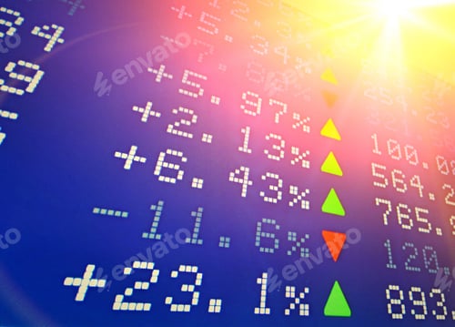 Preview: Currency exchange data on screen