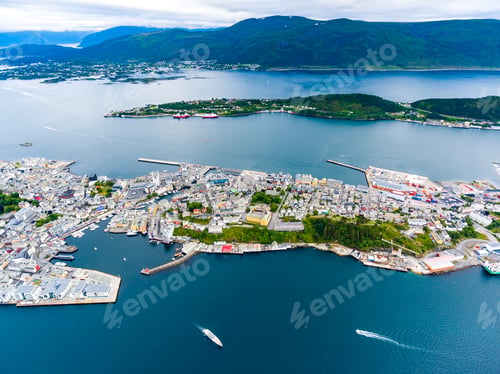 Preview: City of Alesund Norway Aerial footage