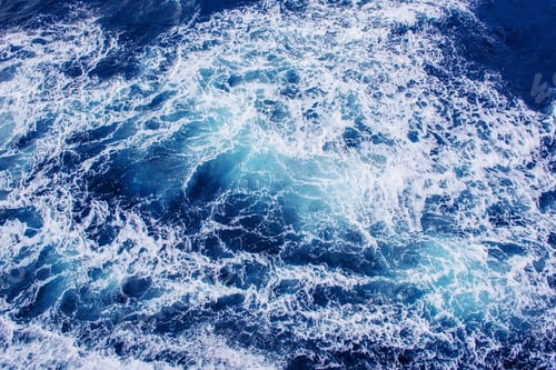 Preview: Background blue waves of the sea