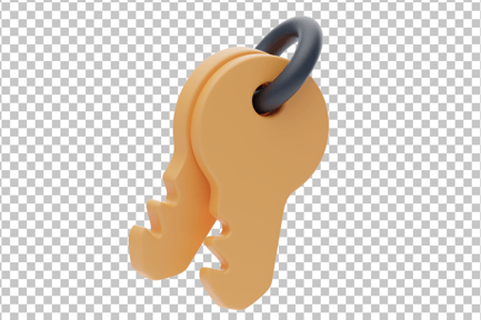 Preview: Door Key 3D Icon