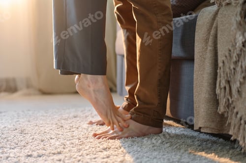 Preview: Unrecognizable Barefeet Couple