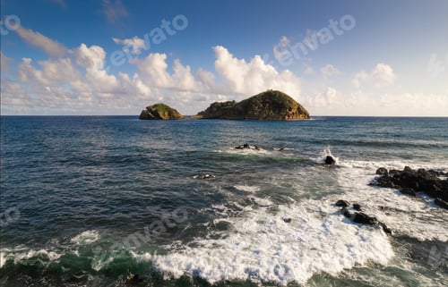 Preview: Amazing seascape with rocks in sea